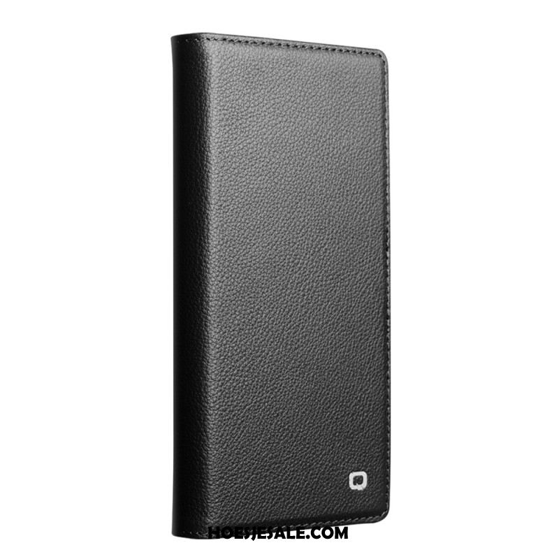 Folio-hoesje iPhone 17 Magsafe Afneembare Premium Leren Hoes