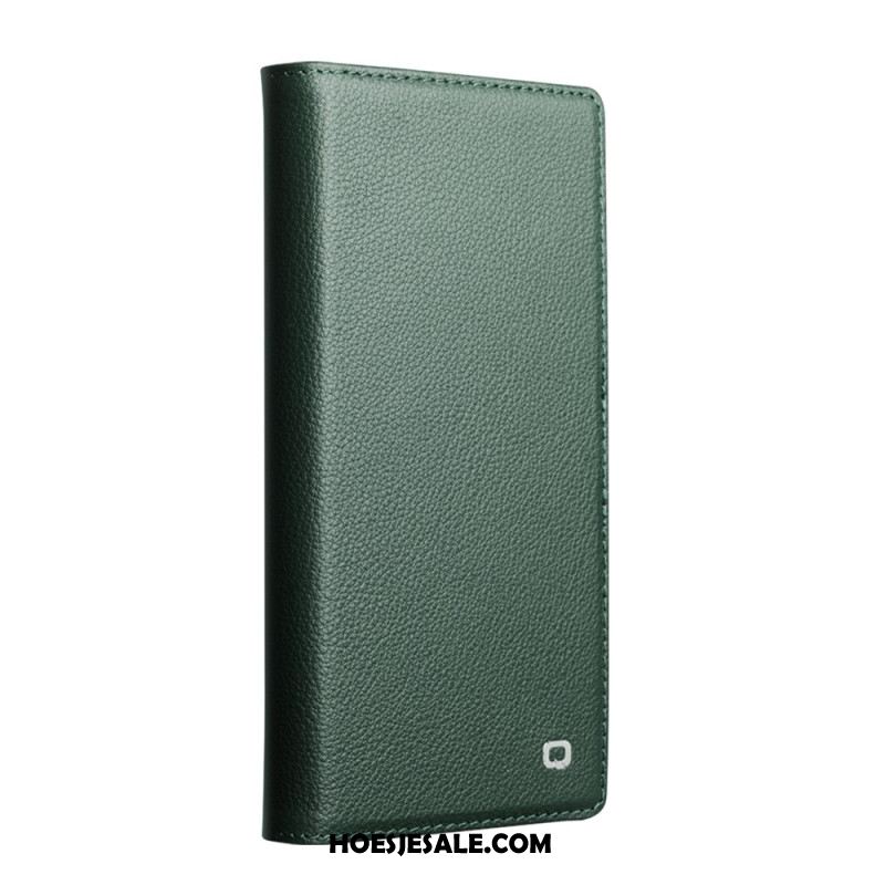 Folio-hoesje iPhone 17 Magsafe Afneembare Premium Leren Hoes