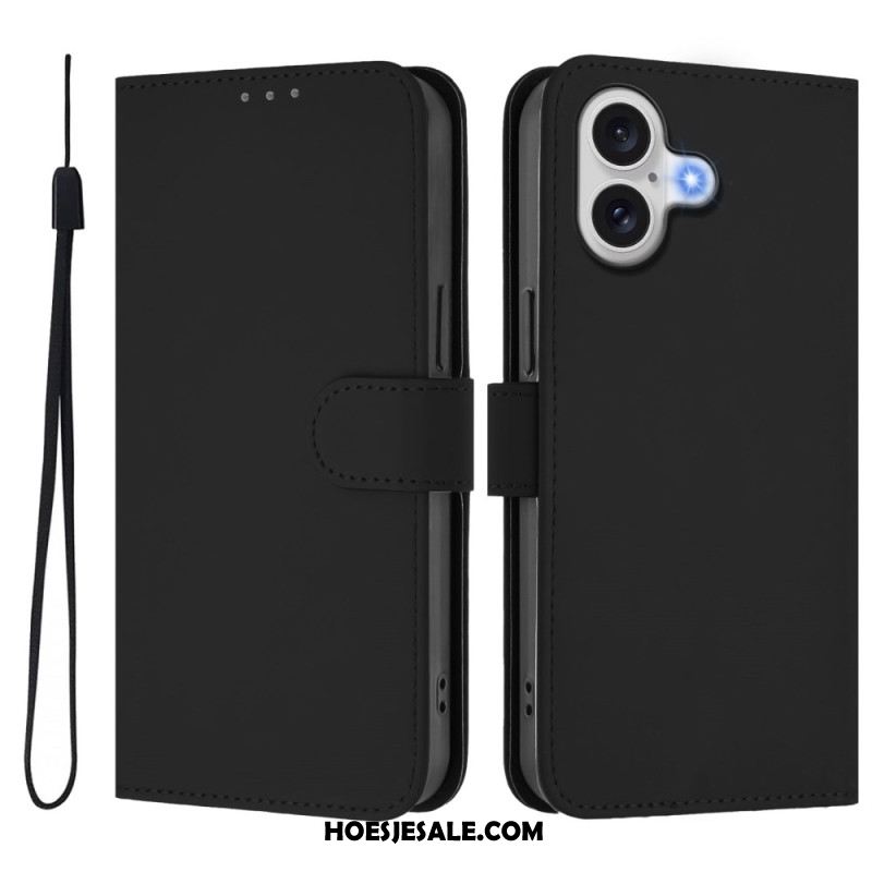 Folio-hoesje iPhone 17 Monochroom