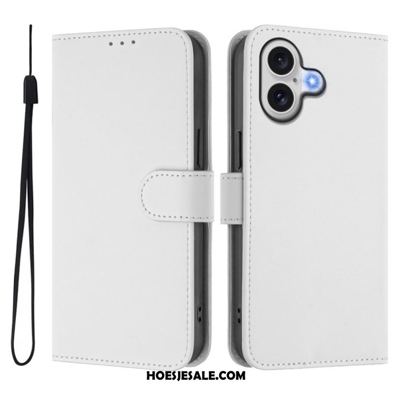 Folio-hoesje iPhone 17 Monochroom