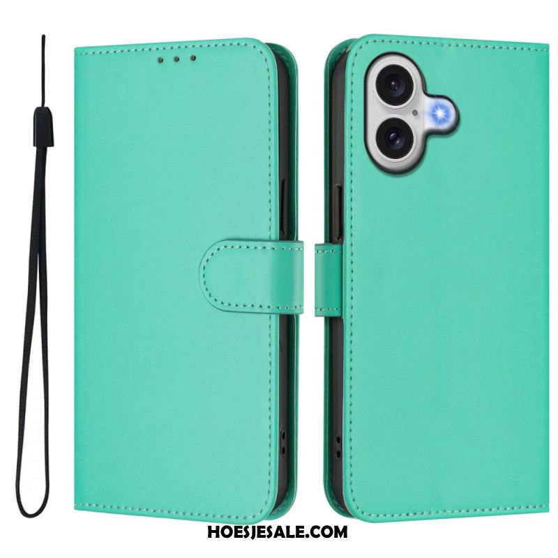 Folio-hoesje iPhone 17 Monochroom