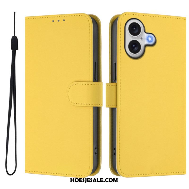 Folio-hoesje iPhone 17 Monochroom