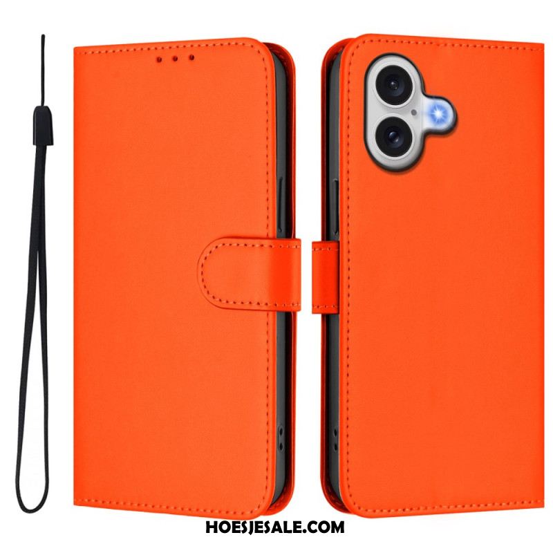 Folio-hoesje iPhone 17 Monochroom