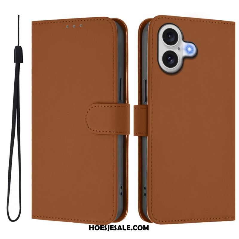 Folio-hoesje iPhone 17 Monochroom