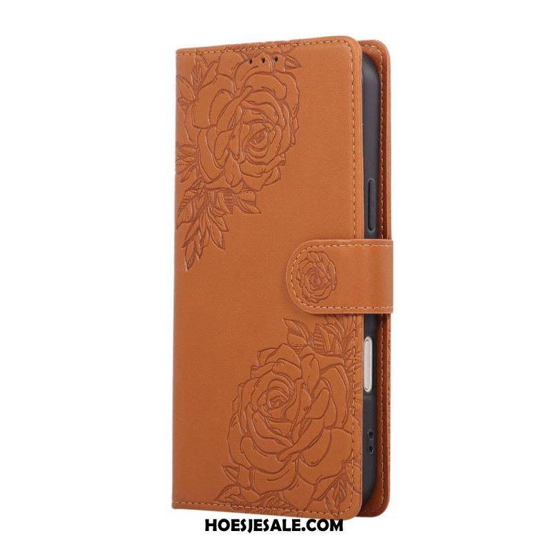 Folio-hoesje iPhone 17 Pro Max Bloemenprint