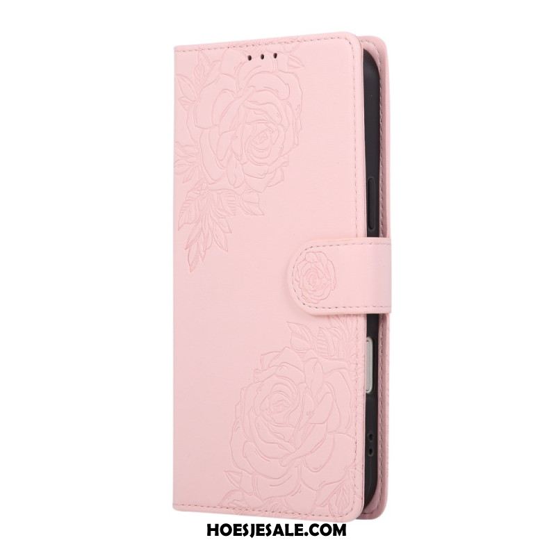 Folio-hoesje iPhone 17 Pro Max Bloemenprint