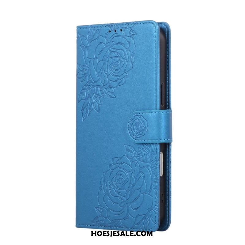 Folio-hoesje iPhone 17 Pro Max Bloemenprint