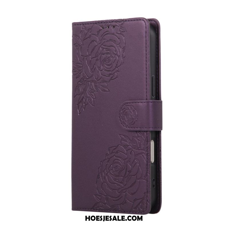 Folio-hoesje iPhone 17 Pro Max Bloemenprint