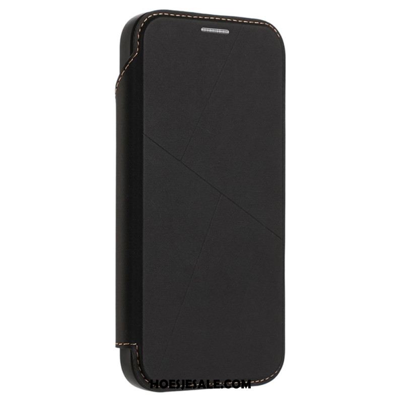 Folio-hoesje iPhone 17 Pro Max Magnetische Sluiting En Kaarthouder