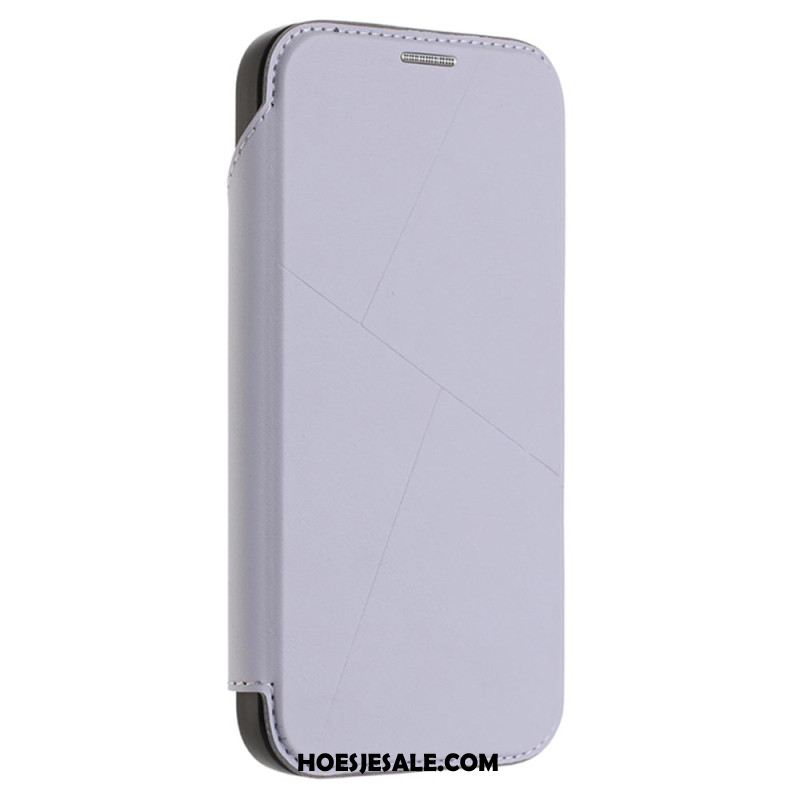 Folio-hoesje iPhone 17 Pro Max Magnetische Sluiting En Kaarthouder