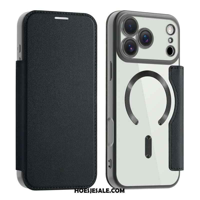 Folio-hoesje iPhone 17 Pro Max Magsafe-compatibel Met Rfid-blokkering Bescherming Hoesje