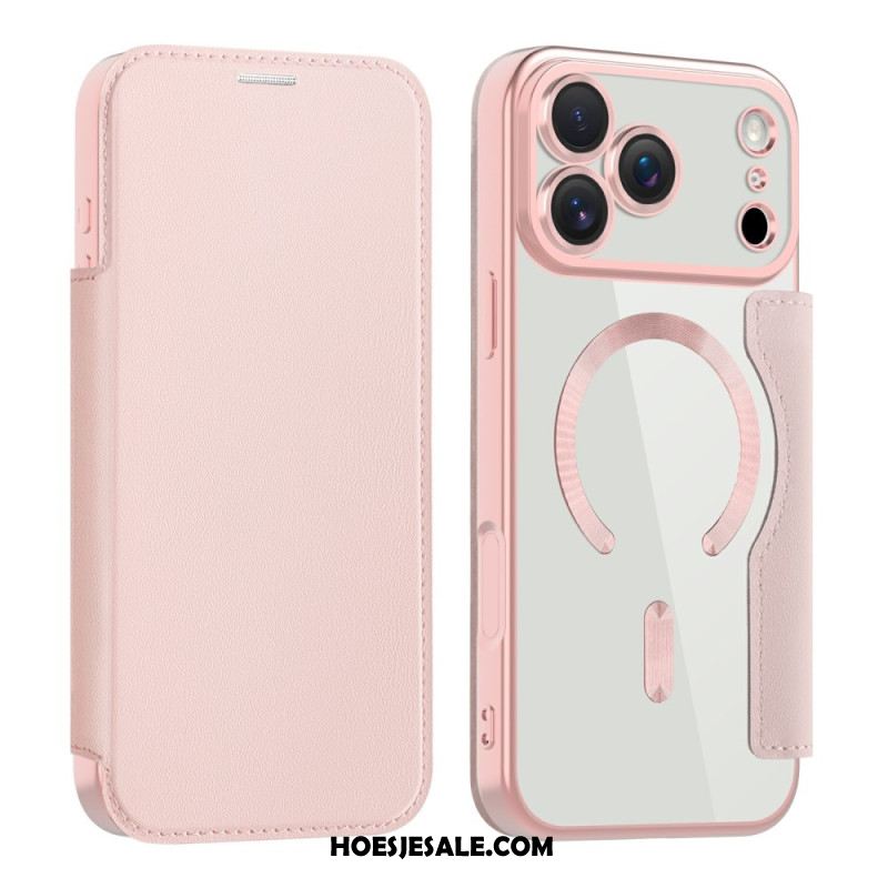 Folio-hoesje iPhone 17 Pro Max Magsafe-compatibel Met Rfid-blokkering Bescherming Hoesje