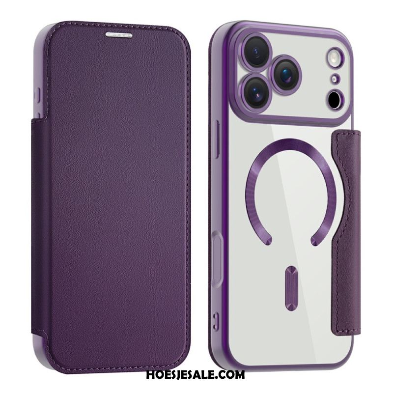 Folio-hoesje iPhone 17 Pro Max Magsafe-compatibel Met Rfid-blokkering Bescherming Hoesje