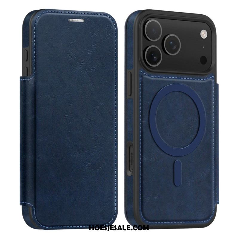 Folio-hoesje iPhone 17 Pro Max Magsafe-compatibel Met Rfid-kaarthouder