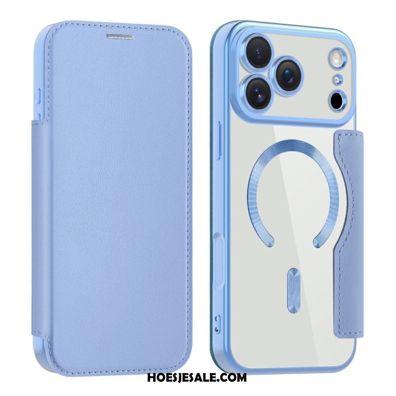 Folio-hoesje iPhone 17 Pro Max Magsafe-compatibel Met Rfid-kaarthouder