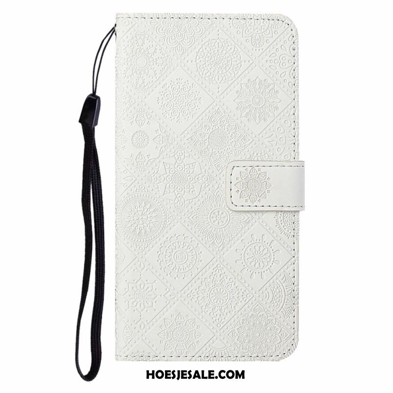 Folio-hoesje iPhone 17 Pro Max Telefoonhoesje Patchwork