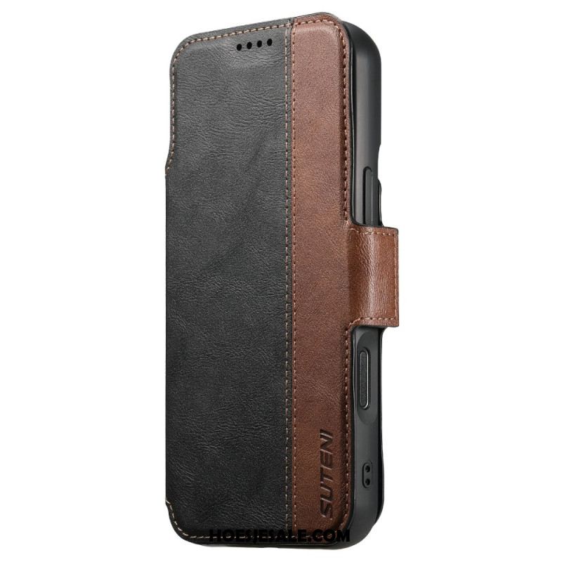 Folio-hoesje iPhone 17 Pro Max Telefoonhoesje Tweekleurige Afneembare Magsafe-hoes Suteni