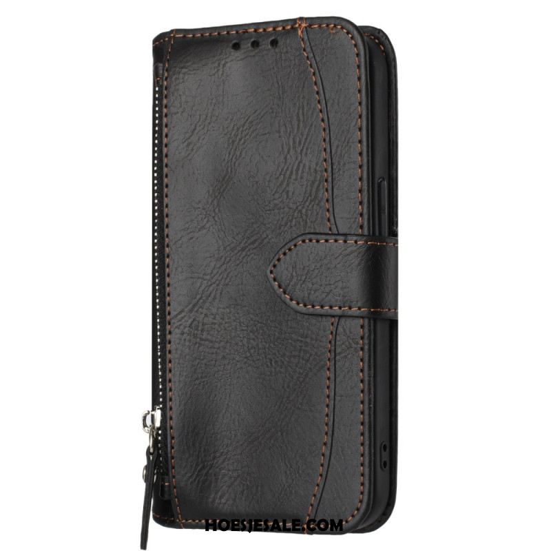 Folio-hoesje iPhone 17 Pro Telefoonhoesje Retro Bandje