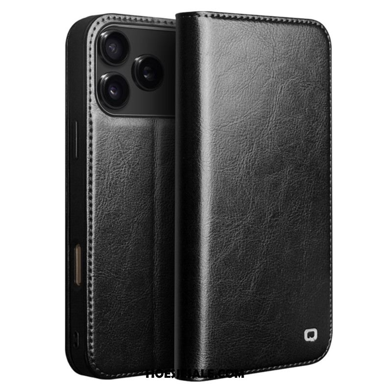 Folio-hoesje iPhone 17 Pro Vintage Qialino Bescherming Hoesje