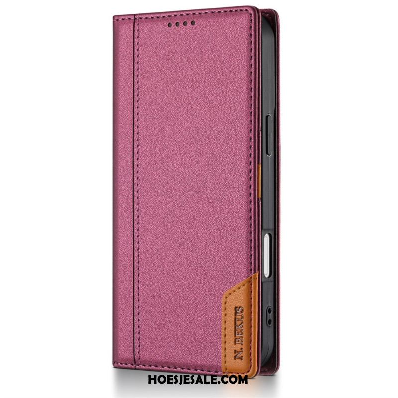 Folio-hoesje iPhone 17 Rfid-blokkering N.bekus