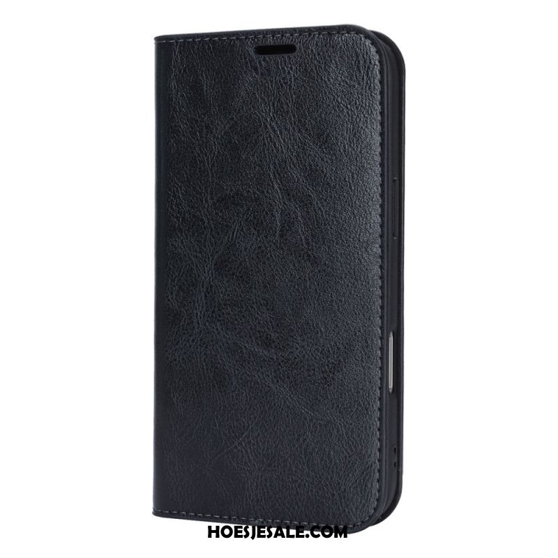 Folio-hoesje iPhone Air Echt Leer