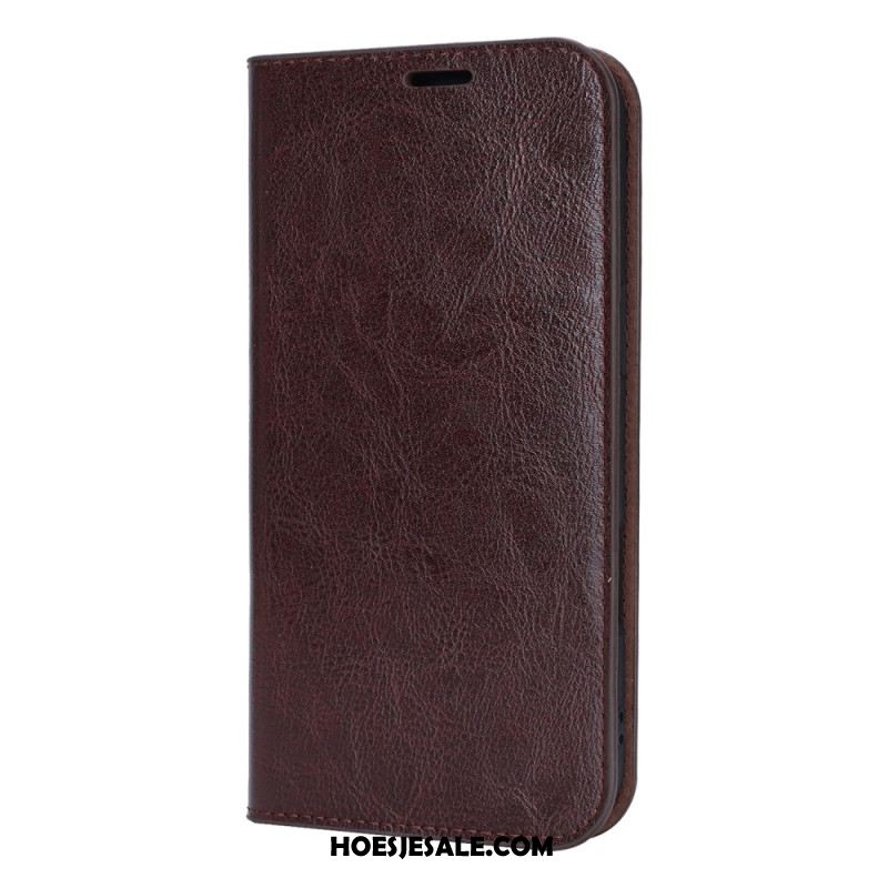 Folio-hoesje iPhone Air Echt Leer