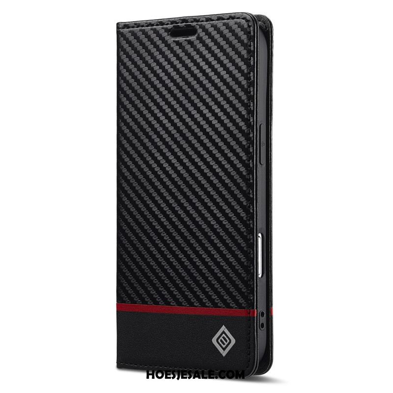 Folio-hoesje iPhone Air Koolstofvezel Lc.imeeke