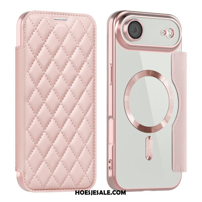 Folio-hoesje iPhone Air Magsafe-compatibel Gewatteerd Bescherming Hoesje