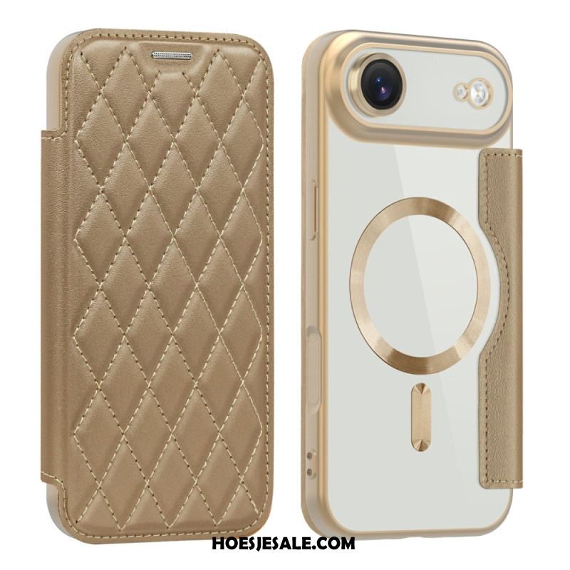 Folio-hoesje iPhone Air Magsafe-compatibel Gewatteerd Bescherming Hoesje