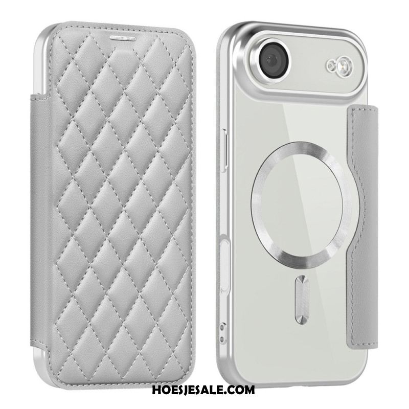 Folio-hoesje iPhone Air Magsafe-compatibel Gewatteerd Bescherming Hoesje