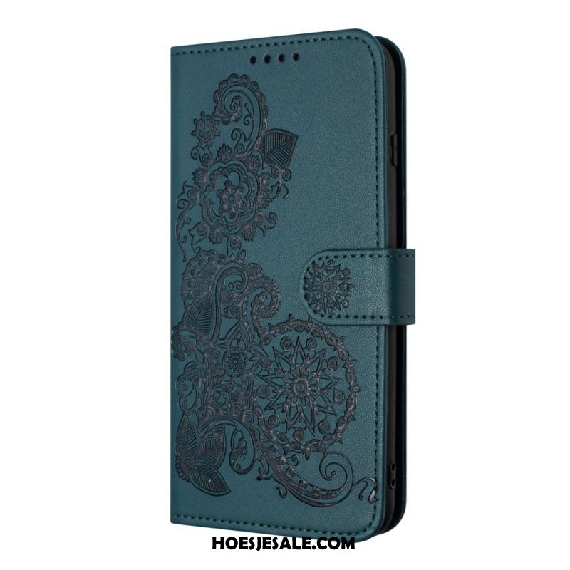 Folio-hoesje iPhone Air Telefoonhoesje Bloemenkant