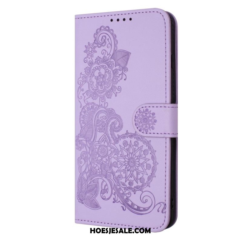 Folio-hoesje iPhone Air Telefoonhoesje Bloemenkant