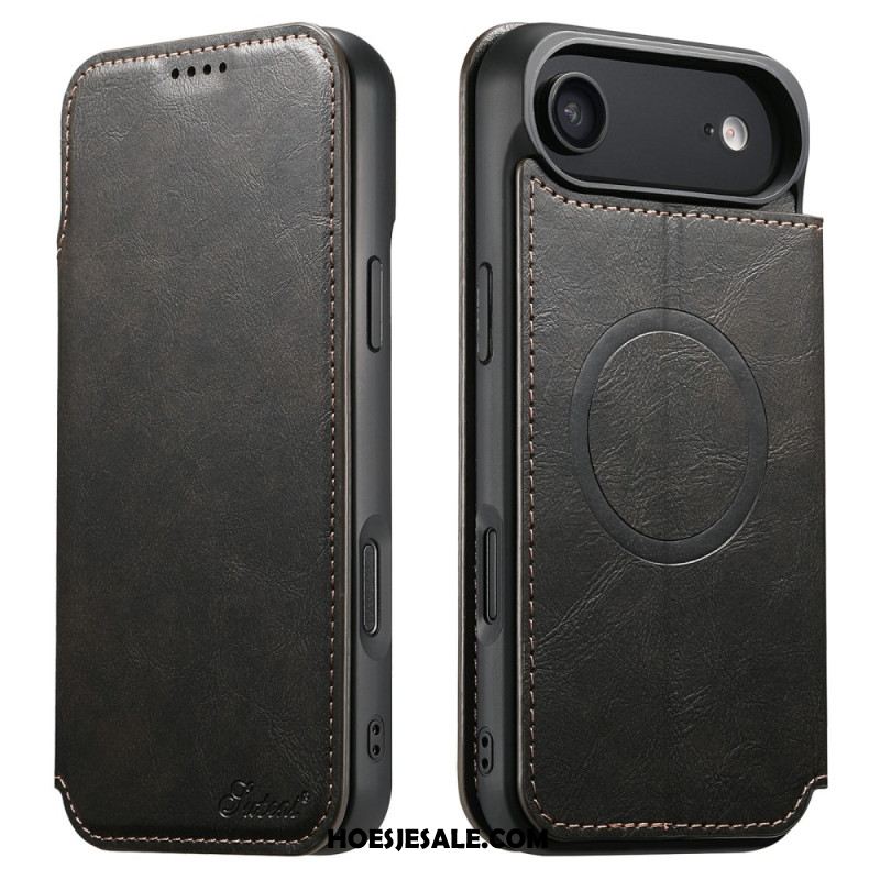 Folio-hoesje iPhone Air Telefoonhoesje Magsafe-compatibel In Vintage Stijl