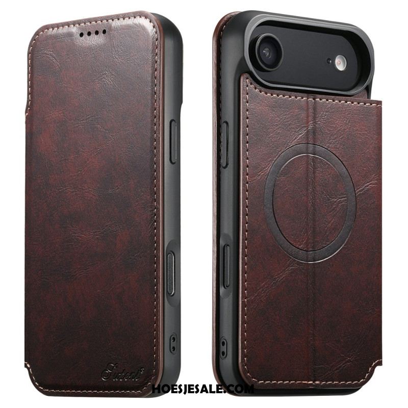 Folio-hoesje iPhone Air Telefoonhoesje Magsafe-compatibel In Vintage Stijl
