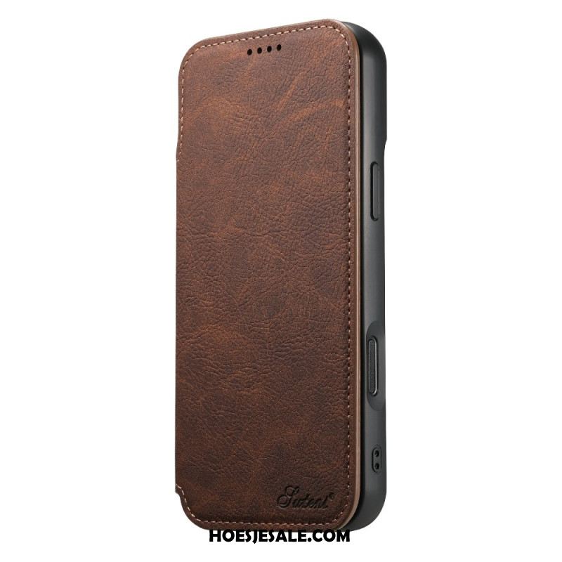 Folio-hoesje iPhone Air Ultradunne Magsafe Suteni Bescherming Hoesje