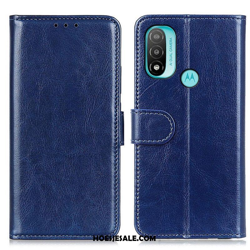 Folio-hoesje voor Moto E40 / E30 / E20 Bevroren Finesse