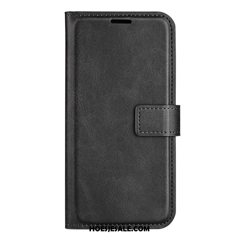 Folio-hoesje voor Moto E40 / E30 / E20 Slank Extreem Leereffect