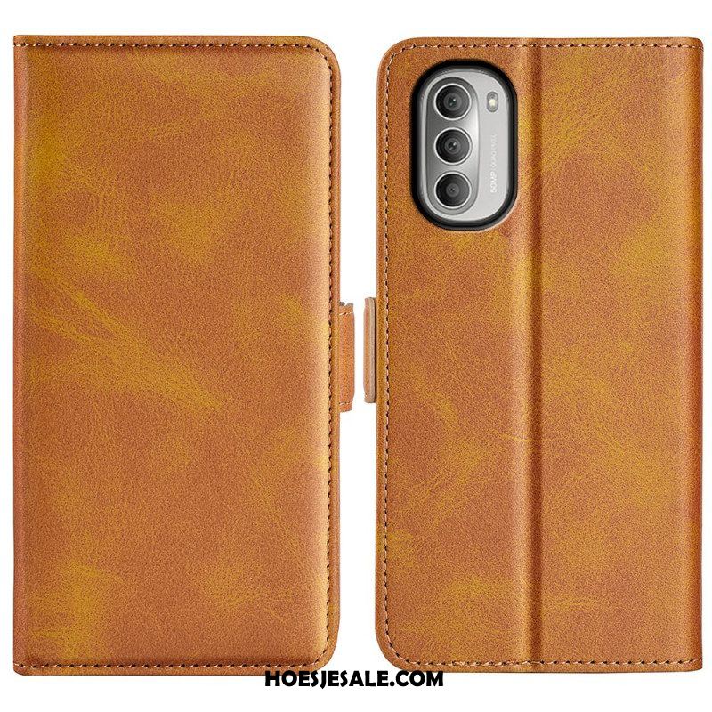 Folio-hoesje voor Moto G51 5G Flip Case Dubbele Klep