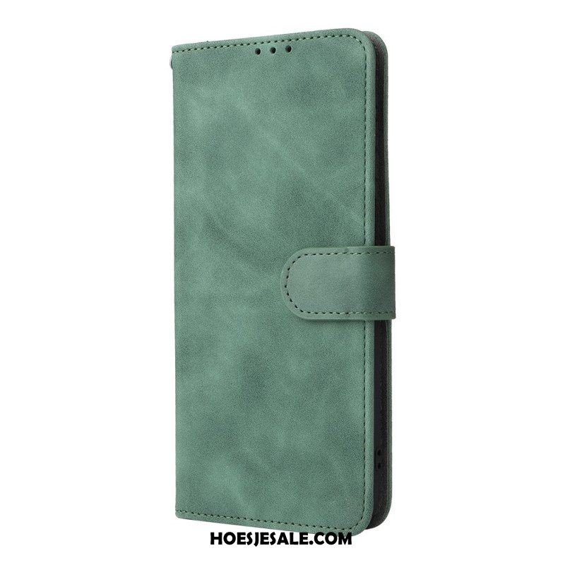 Folio-hoesje voor Moto G51 5G Huid Touch Vintage