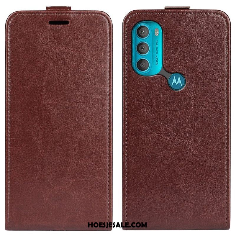 Folio-hoesje voor Moto G71 5G Flip Case Retro Opvouwbaar