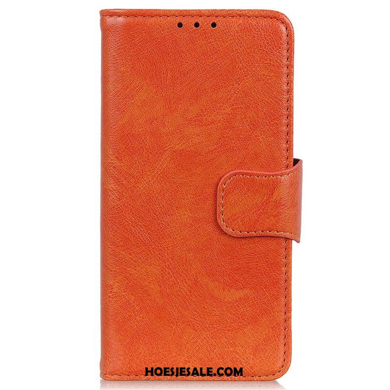 Folio-hoesje voor Moto G73 5G Nappa Splitleer