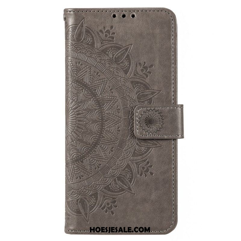 Folio-hoesje voor Moto G73 5G Zon Mandala