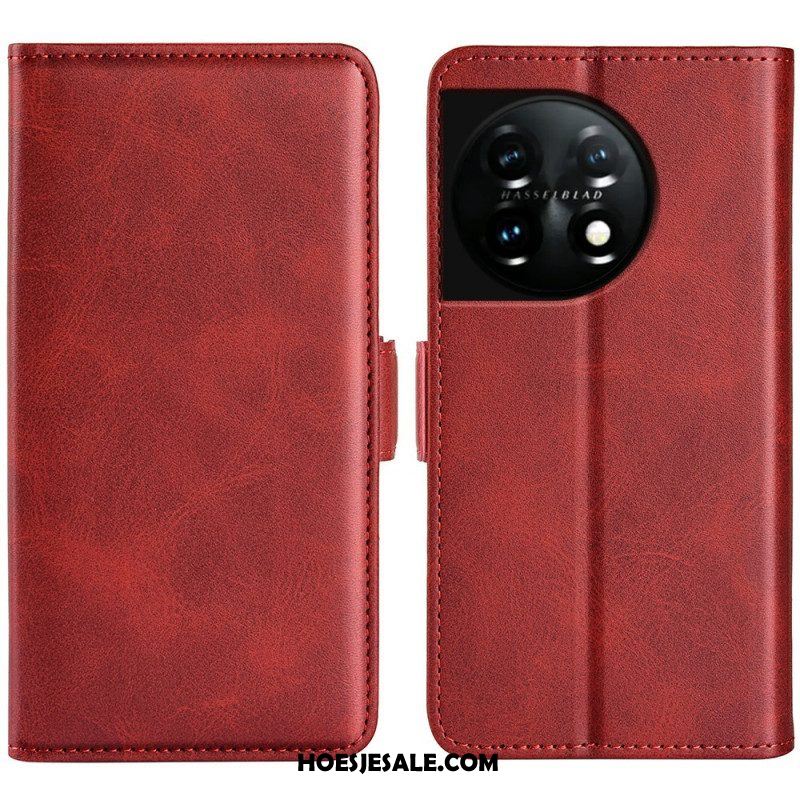 Folio-hoesje voor OnePlus 11 5G Flip Case Dubbele Klep