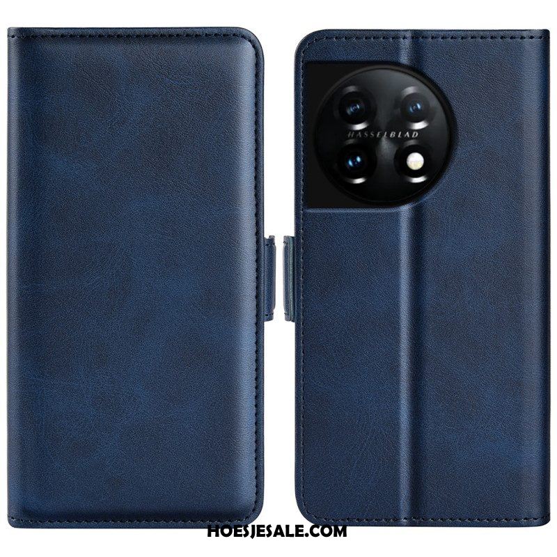 Folio-hoesje voor OnePlus 11 5G Flip Case Dubbele Klep