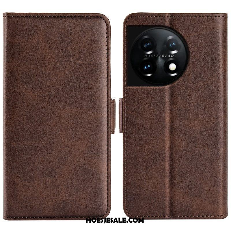 Folio-hoesje voor OnePlus 11 5G Flip Case Dubbele Klep