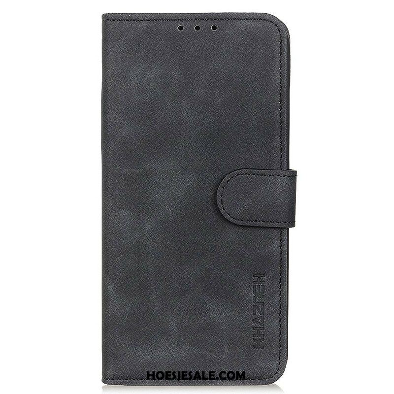 Folio-hoesje voor OnePlus Nord 2 5G Mat Vintage Leereffect Khazneh