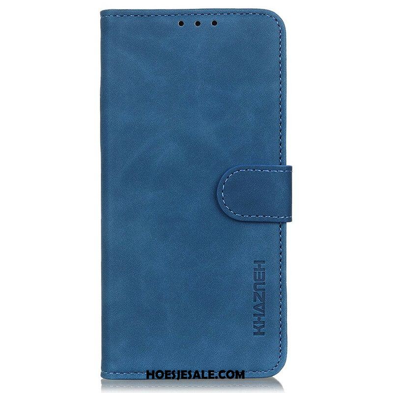 Folio-hoesje voor OnePlus Nord 2 5G Mat Vintage Leereffect Khazneh