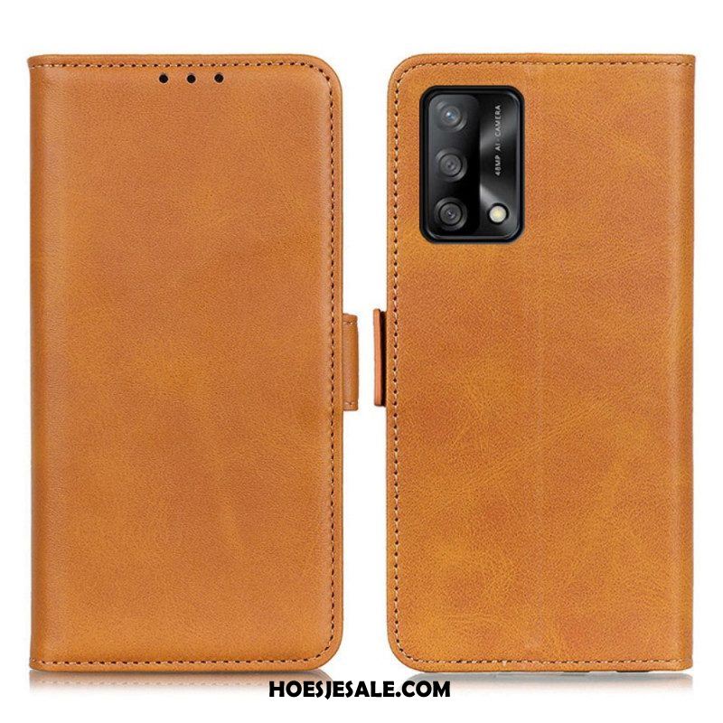 Folio-hoesje voor Oppo A74 4G Flip Case Dubbele Klep