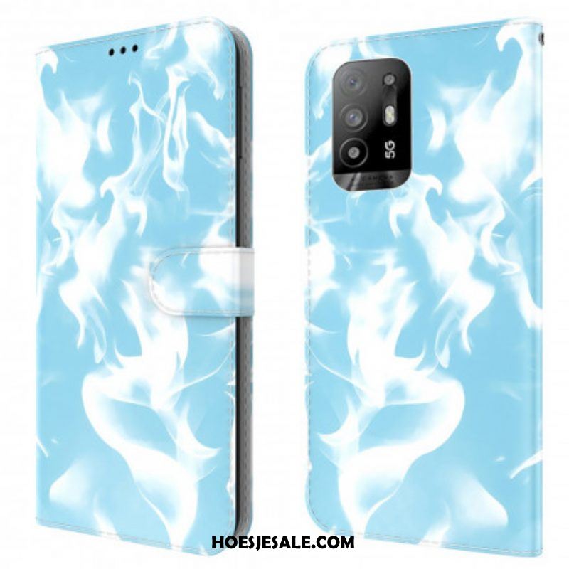 Folio-hoesje voor Oppo A94 5G Abstract Patroon