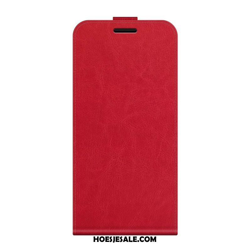 Folio-hoesje voor Oppo Find X3 Neo Flip Case Verticale Flap Met Leereffect